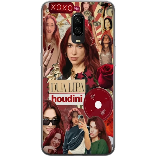 OnePlus 6T Läpinäkyvä kuori Dua Lipa – Fashion & Style Ed