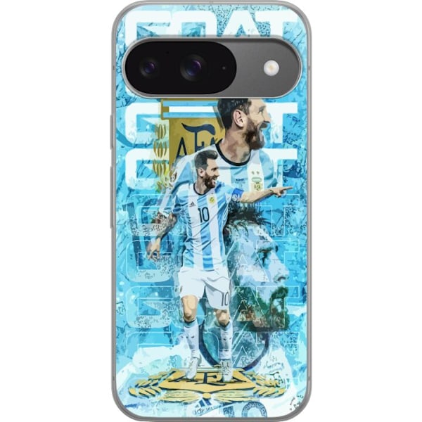 Google Pixel 9 Gennemsigtig cover Messi