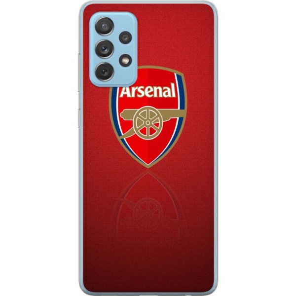 Samsung Galaxy A72 5G Gennemsigtig cover Arsenal