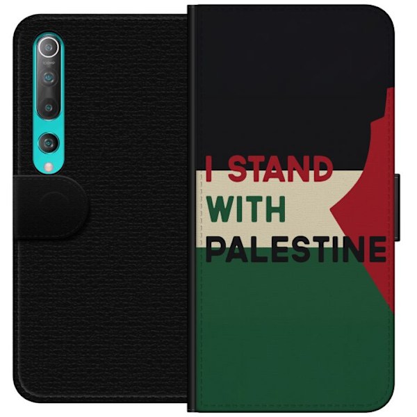 Xiaomi Mi 10 5G Plånboksfodral Stand with Palestine – solidaritetsdesign med starkt budskap