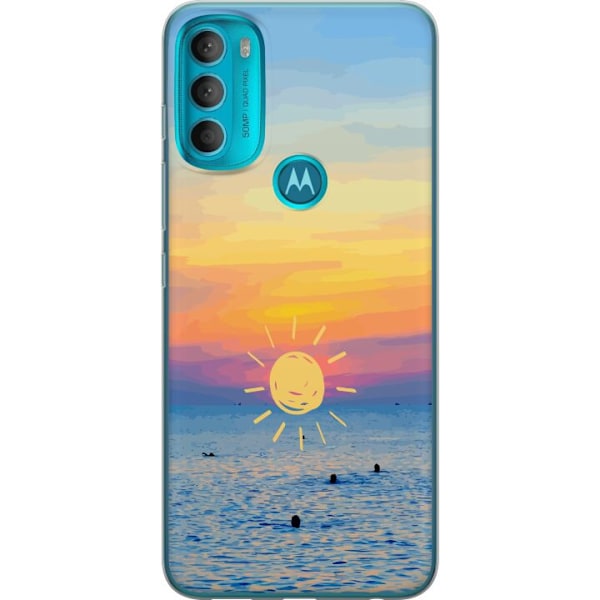 Motorola Moto G71 5G Gjennomsiktig deksel Solnedgang