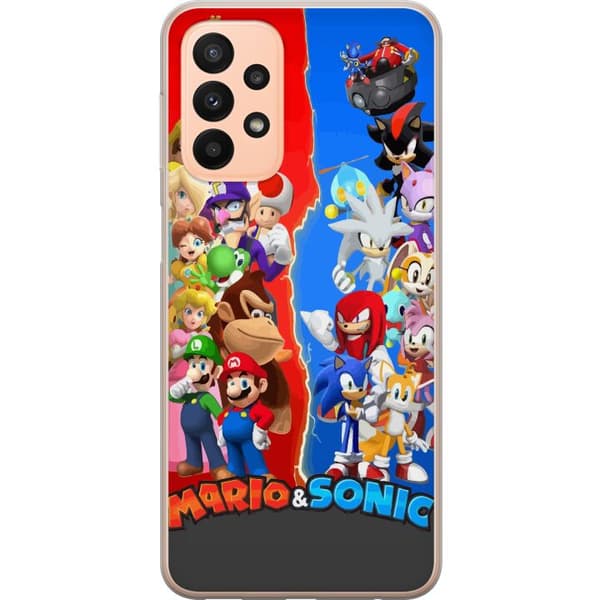 Kompatibelt Mobildeksel til Samsung Galaxy A23 Super Mario