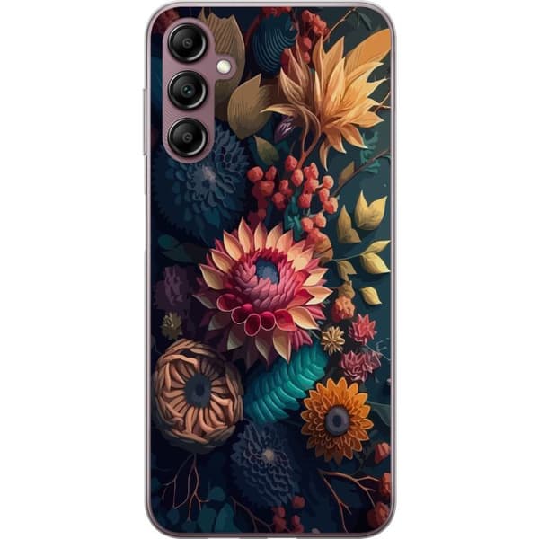 Kompatibelt Mobildeksel til Samsung Galaxy A14 5G Blommor