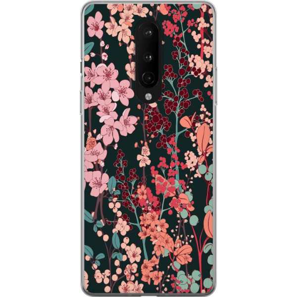 OnePlus 8 Gjennomsiktig deksel Blomster