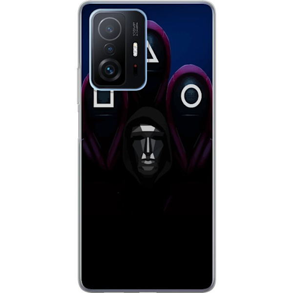 Xiaomi 11T Gennemsigtig cover Squid Game Sæson 3 Nye Ikon Populær Serie TV Motiv Asiatisk Drama Trend Iconisk Grafisk Design