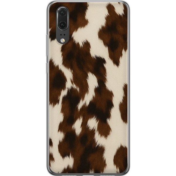 Huawei P20 Gennemsigtig cover Farve Sprøjt