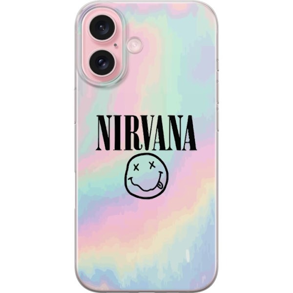 Apple iPhone 16 Läpinäkyvä kuori Nirvana