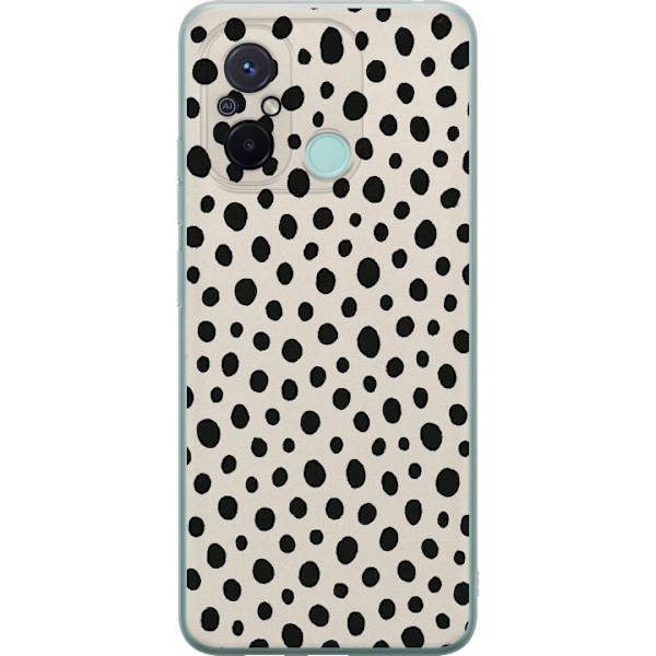 Xiaomi Redmi 12C Genomskinligt Skal Dot Dance