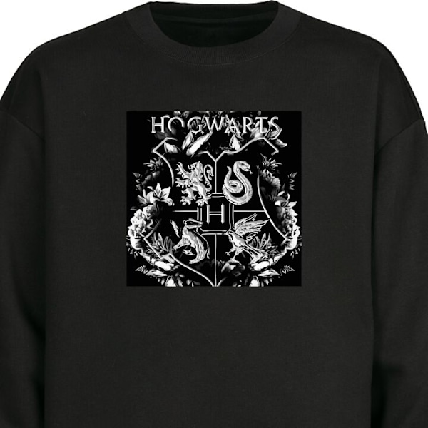 Sweatshirt for Voksen | Klassisk Collegegenser Hogwarts Legacy svart XL