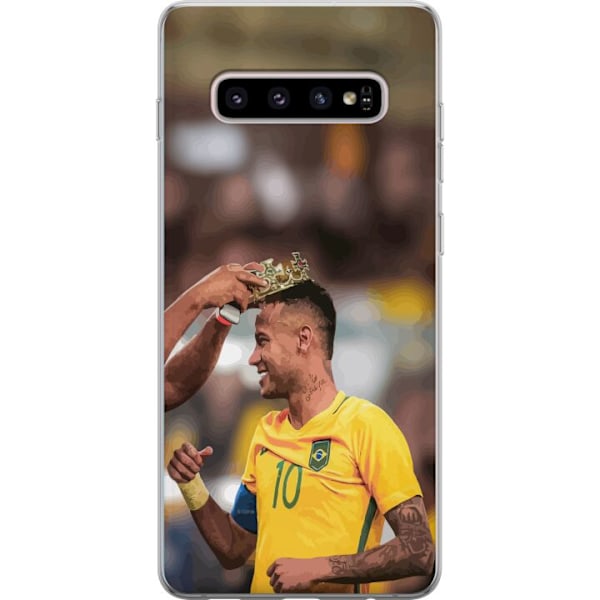 Samsung Galaxy S10+ Genomskinligt Skal Neymar