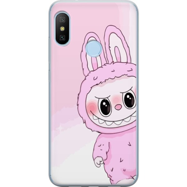 Xiaomi Mi A2 Lite Genomskinligt Skal Labubu Bunny Series