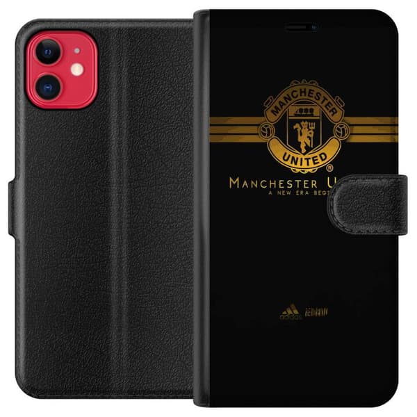 Kompatibel Tegnebogsetui til Apple iPhone 11 Manchester United