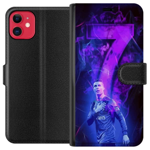 Kompatibel Tegnebogsetui til Apple iPhone 11 Ronaldo 7