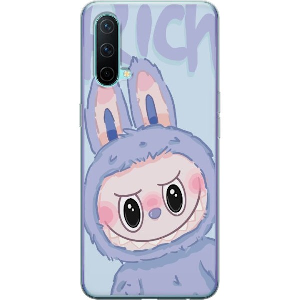 OnePlus Nord CE 5G Genomskinligt Skal Blue Bunny Labubu