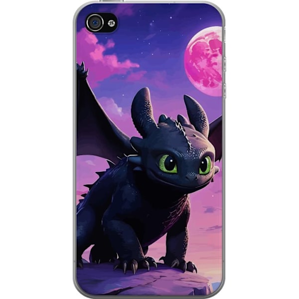 Apple iPhone 4 Genomskinligt Skal How to Train Your Dragon (Draktränaren)