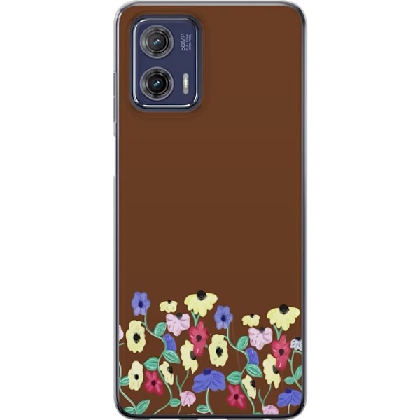 Motorola Moto G73 Gjennomsiktig deksel Blomster