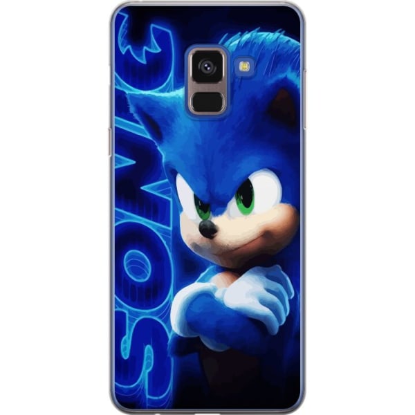 Samsung Galaxy A8 (2018) Genomskinligt Skal Sonic the Hedgehog