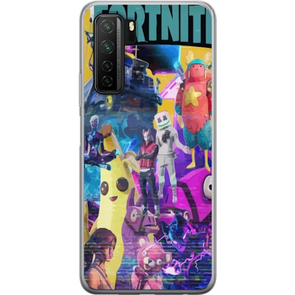 Huawei P40 lite 5G Läpinäkyvä kuori Fortnite