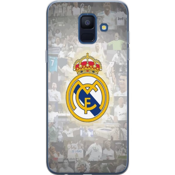 Samsung Galaxy A6 (2018) Genomskinligt Skal Real Madrid