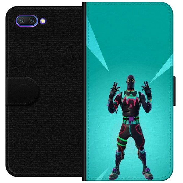 Honor 10 Tegnebogsetui sort ridder fortnite