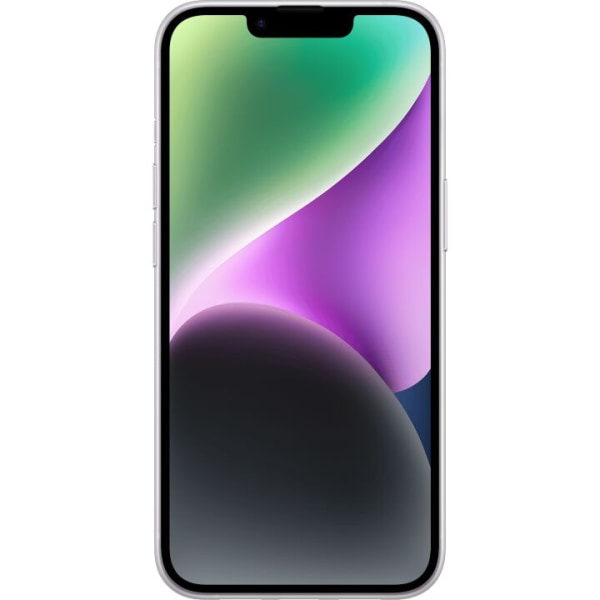Apple iPhone 14 Plus Gjennomsiktig deksel Unicorn Neon
