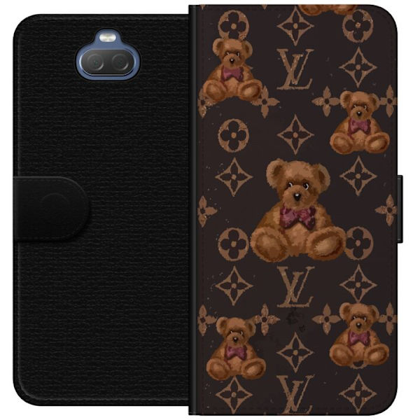 Sony Xperia 10 Plus Lompakkokotelo Louis Vuitton Teddykarhu Kuvio Ylellinen Muotisuunnittelu Suosittu Motiivi Muoti-Trendi Ylelliset Asusteet