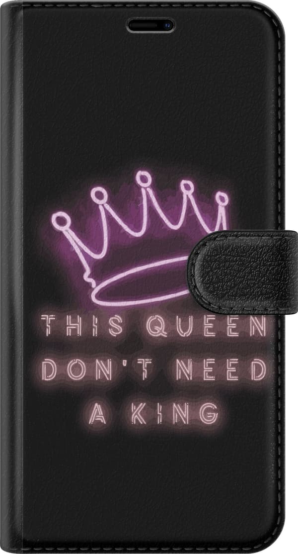 Kompatibelt Plånboksfodral till Apple iPhone SE (2022) This Queen Don’t Need a King Feminist