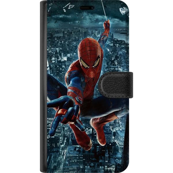 Kompatibel Tegnebogsetui til Samsung Galaxy A12 Spiderman