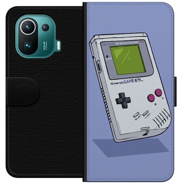 Xiaomi Mi 11 Pro Lompakkokotelo Game Boy Violetti