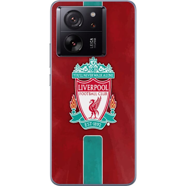 Xiaomi 13T Pro Genomskinligt Skal Liverpool FC – Klassisk Fotbollsstolthet i Rött