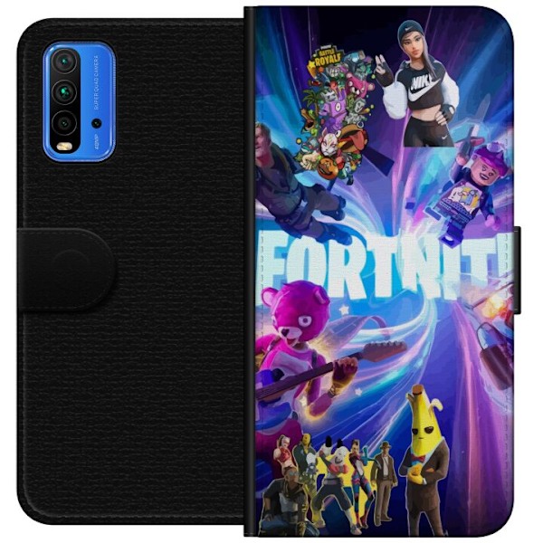 Xiaomi Redmi Note 9 4G Lompakkokotelo Fortnite