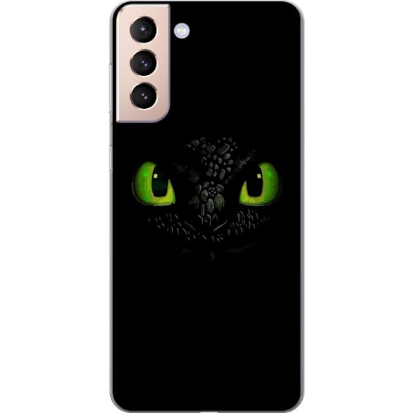 Samsung Galaxy S21 Läpinäkyvä kuori Kuinka kouluttaa lohikäärmeesi