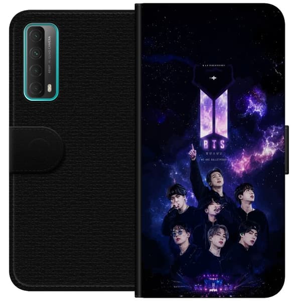 Kompatibel Tegnebogsetui til Huawei P smart 2021 BTS lilla