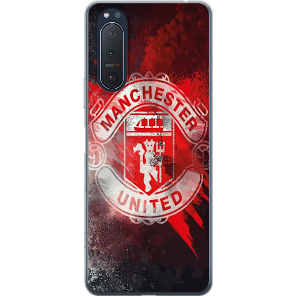 Sony Xperia 5 II Gennemsigtig cover Manchester United F.C.