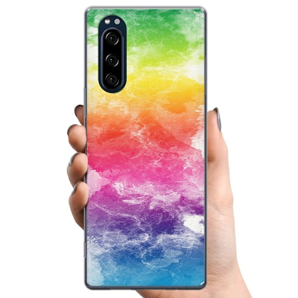 Sony Xperia 5 TPU Mobildeksel Vannfarget Fading