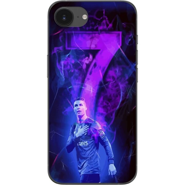 Apple iPhone 16e Läpinäkyvä kuori Ronaldo 7 - Jalkapalloleg