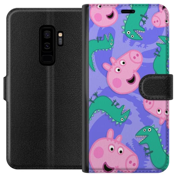 Kompatibel Tegnebogsetui til Samsung Galaxy S9+ Greta Gris