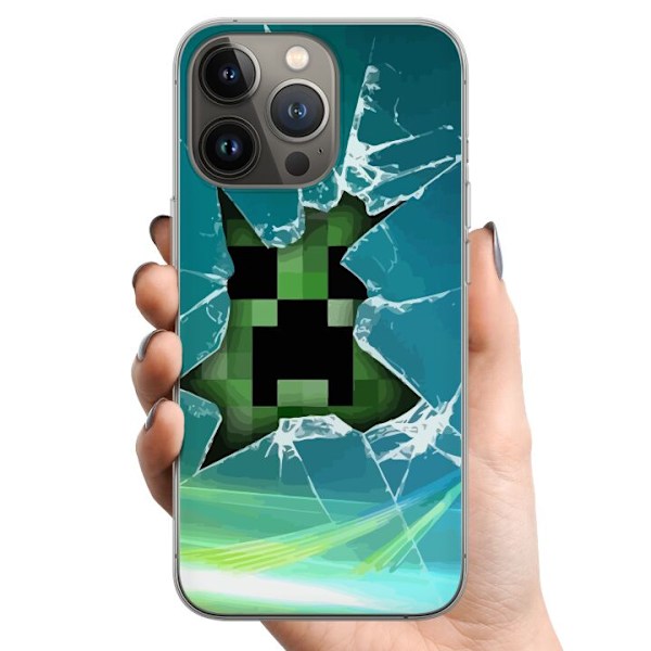 Kompatibelt Mobildeksel til Apple iPhone 13 Pro MineCraft