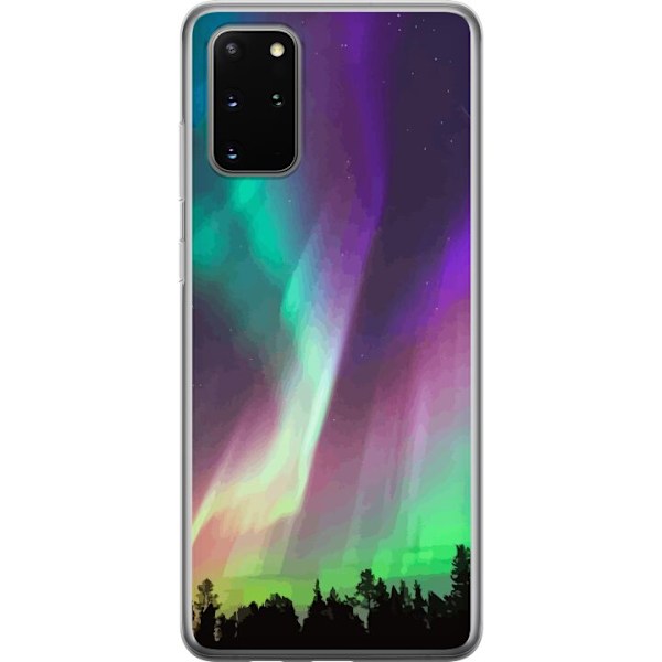 Samsung Galaxy S20+ Läpinäkyvä kuori Revontuli