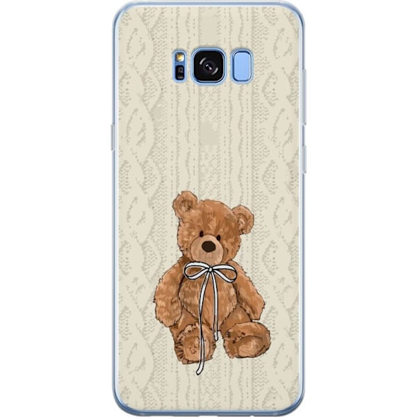 Samsung Galaxy S8+ Gjennomsiktig deksel Liten Bamse – klassisk bamse i enkel design
