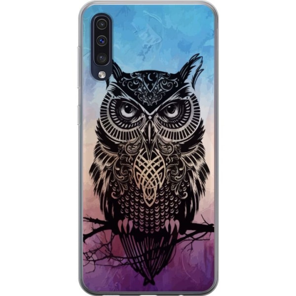 Samsung Galaxy A50 Genomskinligt Skal Owl