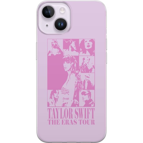 Apple iPhone 15 Genomskinligt Skal Taylor Swift - Pink