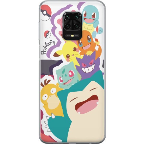 Xiaomi Redmi Note 9S Gennemsigtig cover Pokemon