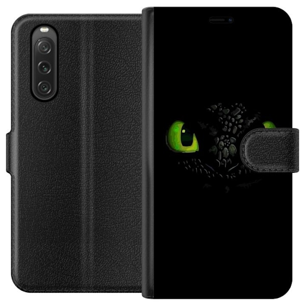 Sony Xperia 10 V Tegnebogsetui Dragetræneren
