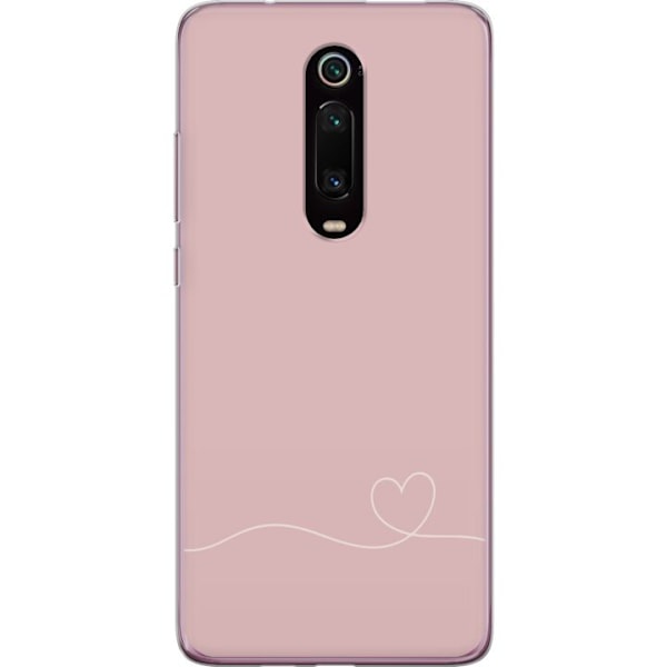 Xiaomi Mi 9T Pro  Läpinäkyvä kuori Ruusunpunainen Aivot Suu