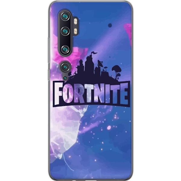 Xiaomi Mi Note 10 Pro Gennemsigtig cover Fortnite