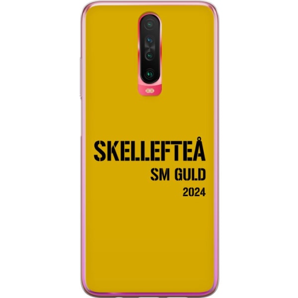 Xiaomi Redmi K30 Läpinäkyvä kuori Skellefteå SM KULTA