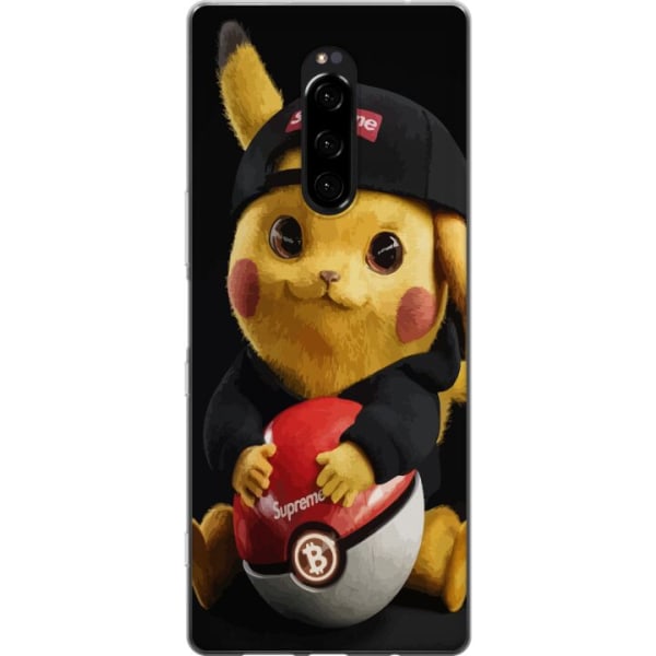 Sony Xperia 1 Genomskinligt Skal Pikachu Supreme