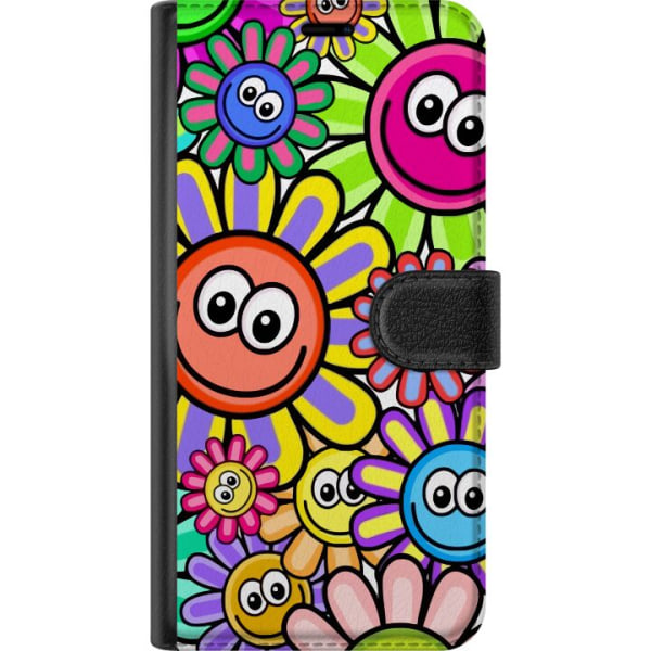 Samsung Galaxy S24 Ultra Plånboksfodral Happy Flowers