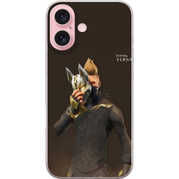 Apple iPhone 16 Läpinäkyvä kuori Fortnite - Drift